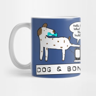 Dog and Bone Cockney London Design Mug